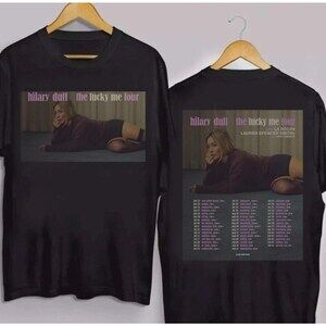 HILARY DUFF The Lucky Me Tour 2026 T Shirt 2 Sided